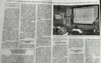Palestra no Seminário em Volta Redonda