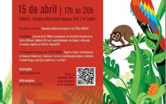 Seminário sobre tráfico de animais