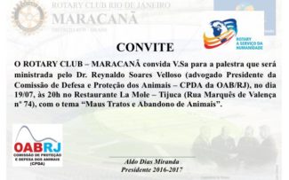 Agradeço a gentileza do Rotary.