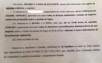 Foguetório na Lagoa Rodrigo de Freitas e os animais