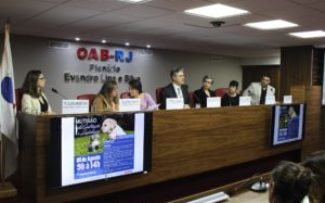 CRMV/RJ participa de Seminário da OAB/RJ sobre castrações