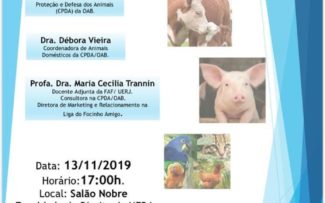 UERJ: Faculdade de Direito promove palestra sobre leis em defesa dos animais