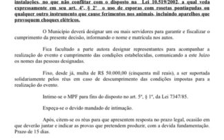 Justiça e Rodeio