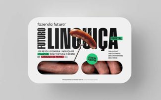 Linguiça “de pernil” à base de plantas