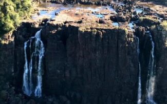 A agonia do Rio Iguaçú